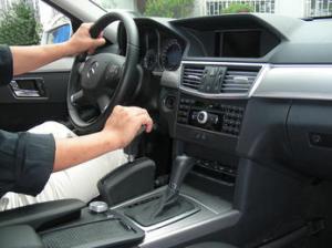 Driving for handicapped becomes easier along hand controls for vans